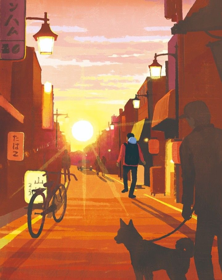 garance-illustration-Makoto-Funatsu-Sunset_web