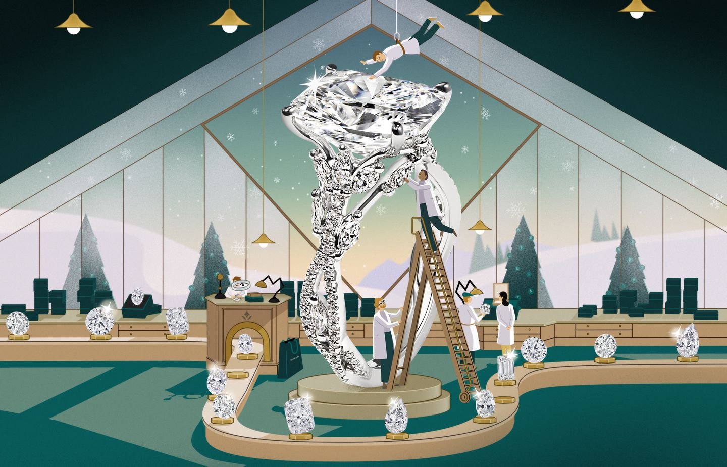 garance-illustration-Geoffroy-de-Crecy-Brilliant-Earth-Opening